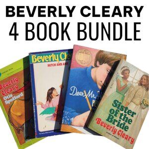 Beverly Cleary 4 Book Bundle Lot Set Chapter Books Young Adult Literature Novels